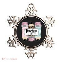 Teacher Life Pencil Back To School Ornament thumb 0
