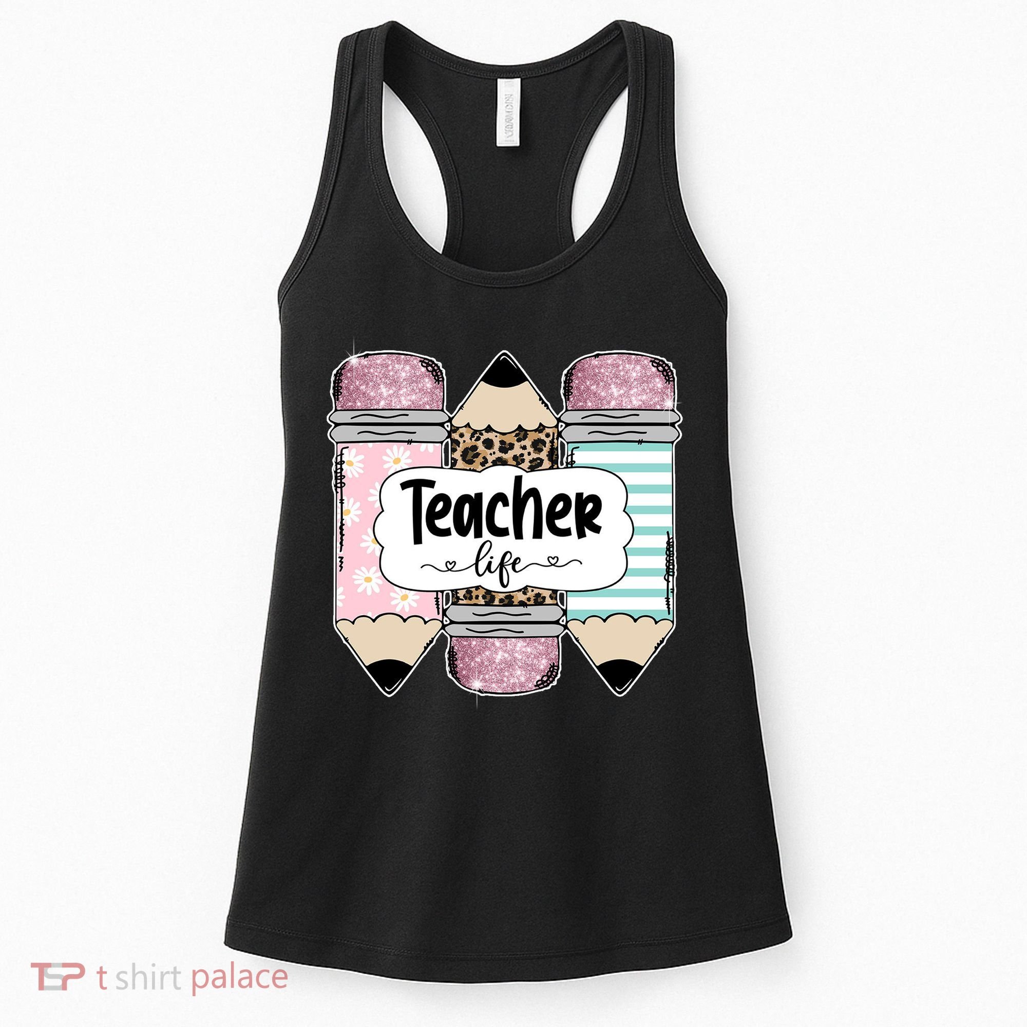 Teacher Life Pencil Back To School Women's Tank Top
