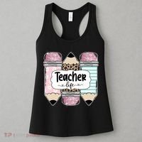 Teacher Life Pencil Back To School Women's Tank Top thumb 3