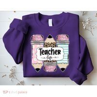 Teacher Life Pencil Back To School Sweatshirt thumb 2