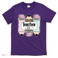 Teacher Life Pencil Back To School T-Shirt thumb 0