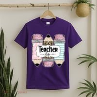 Teacher Life Pencil Back To School T-Shirt thumb 2
