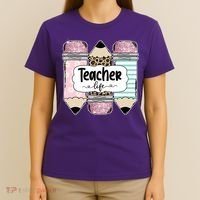 Teacher Life Pencil Back To School T-Shirt thumb 4