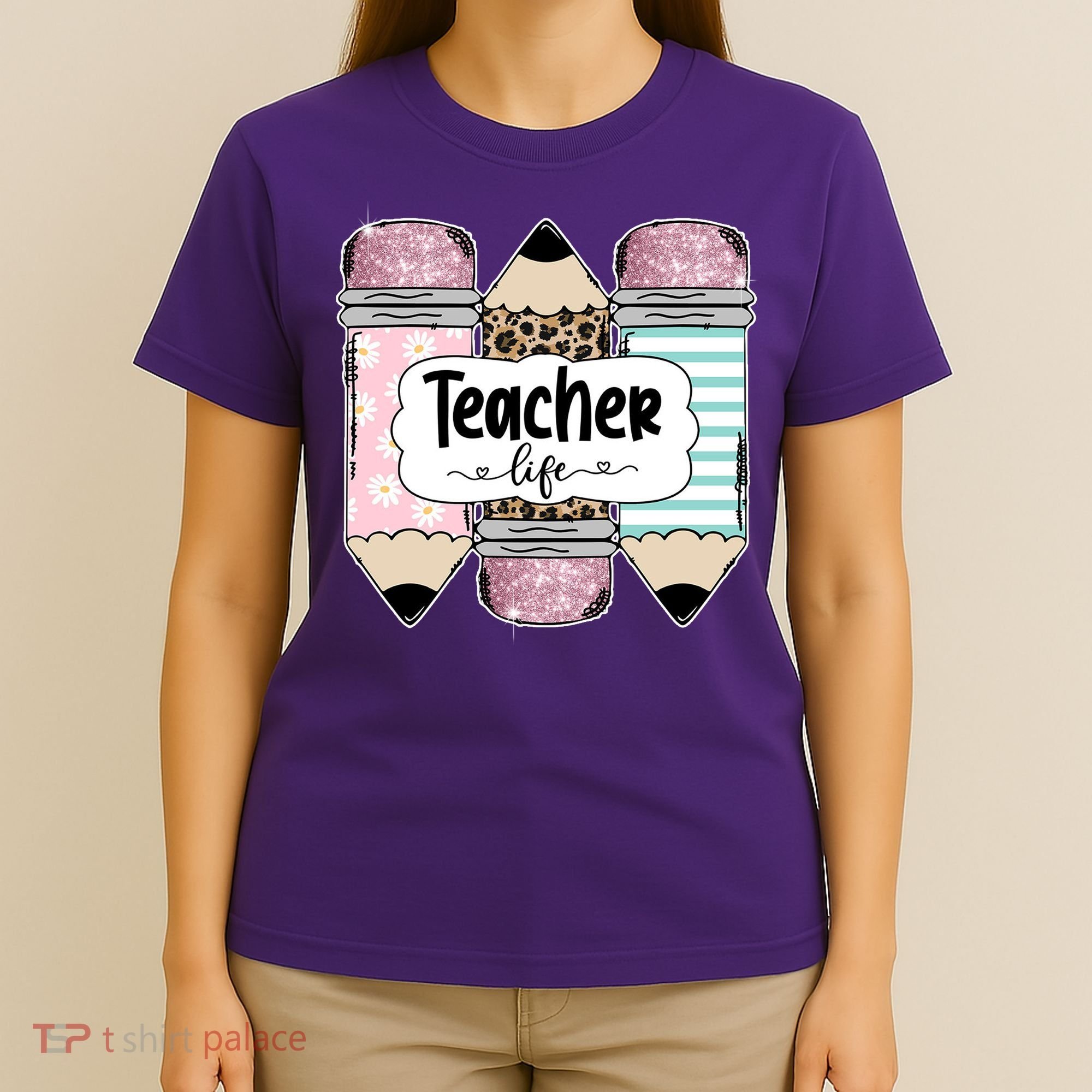 Teacher Life Pencil Back To School T-Shirt