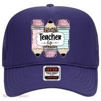 Teacher Life Pencil Back To School Hat thumb 0