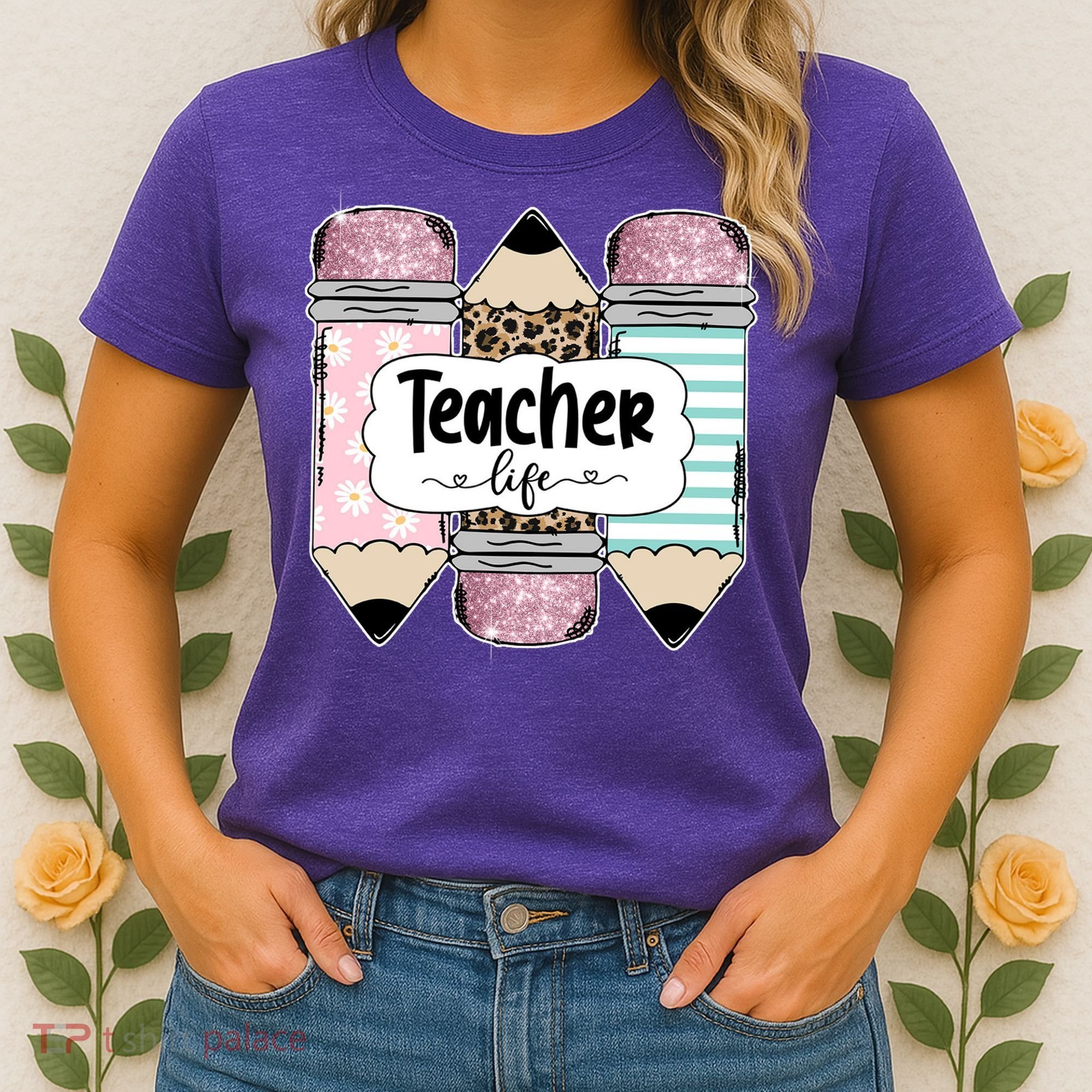 Teacher Life Pencil Back To School Women's T-Shirt