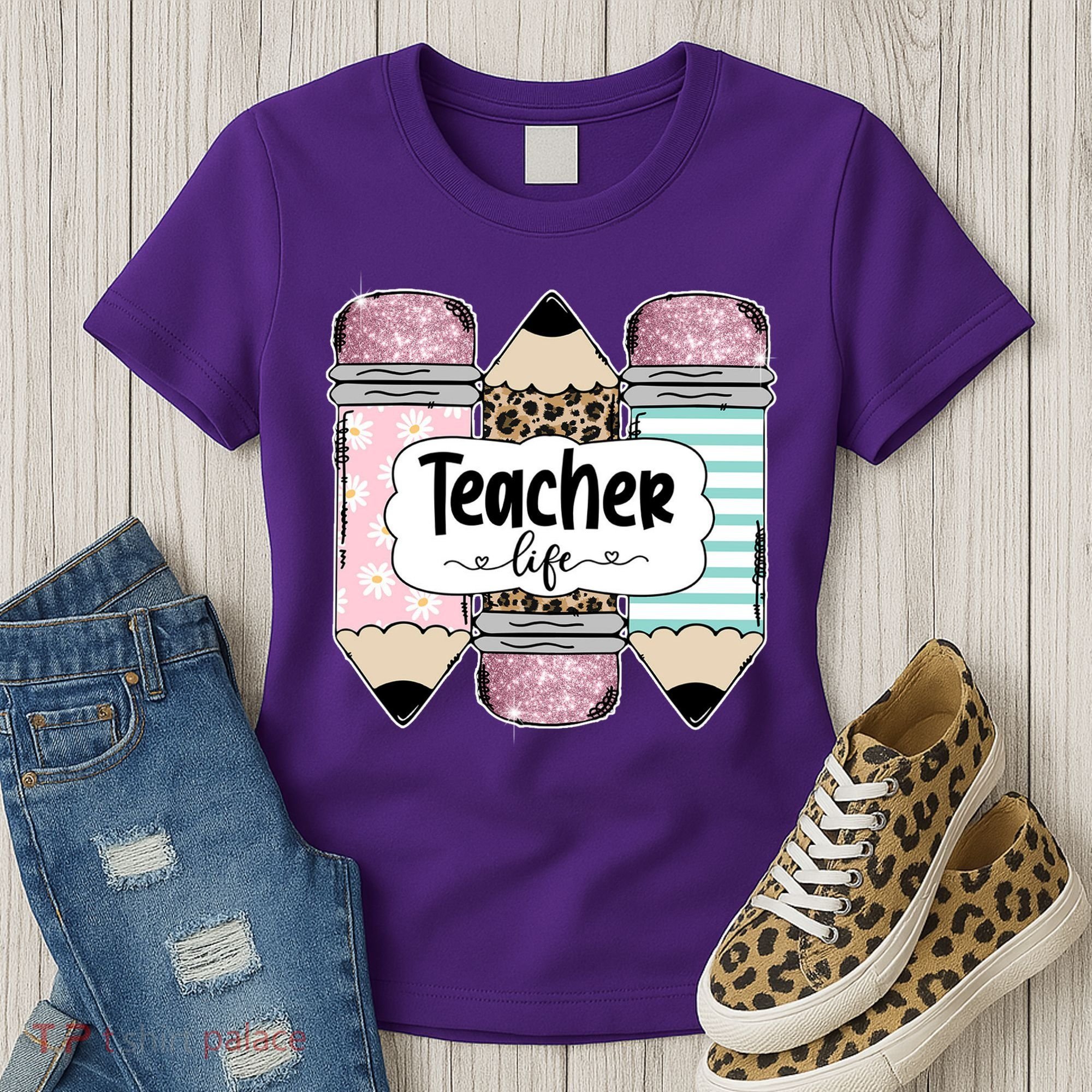 Teacher Life Pencil Back To School Women's T-Shirt