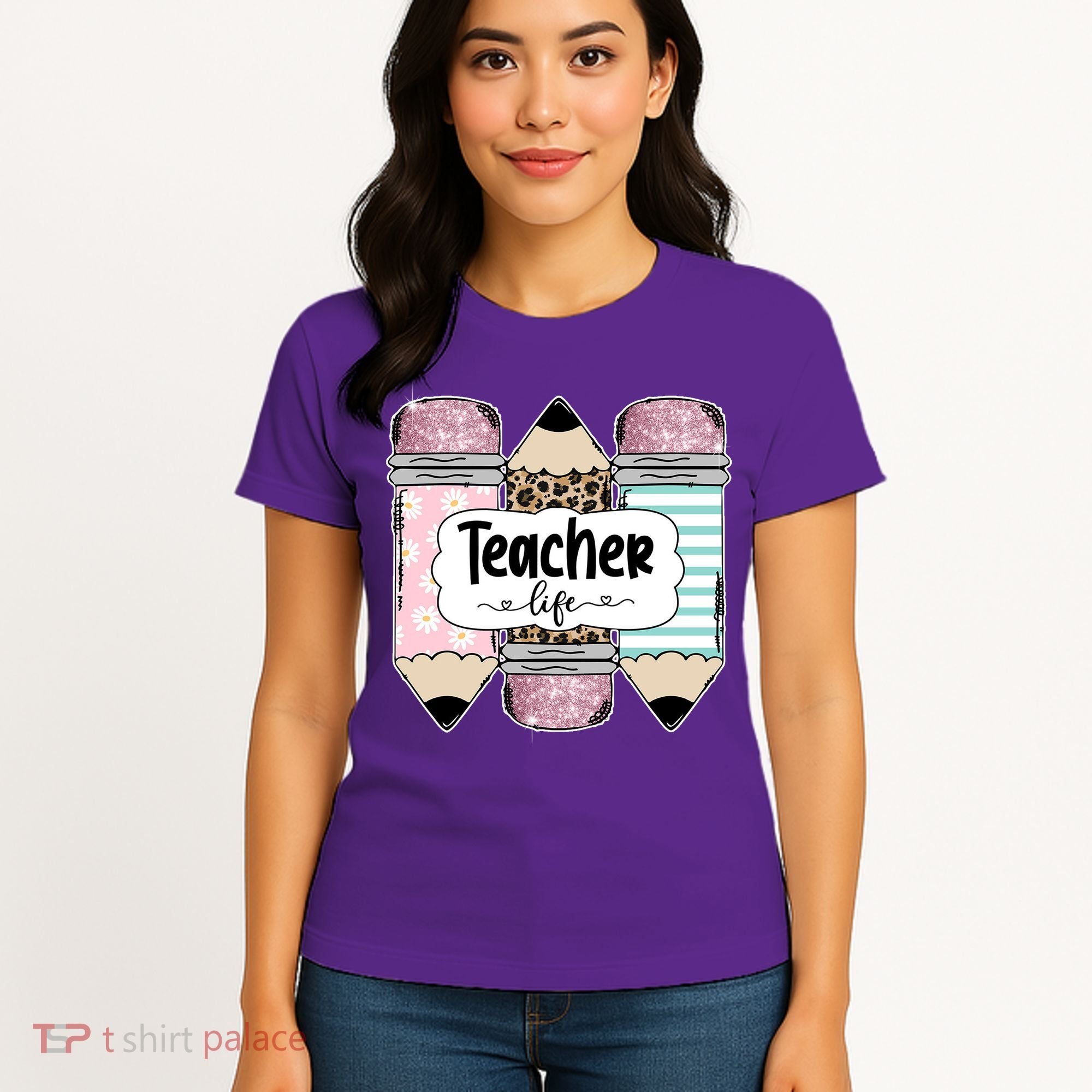 Teacher Life Pencil Back To School Women's T-Shirt