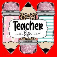 Teacher Life Pencil Back To School Santa Hat thumb 1