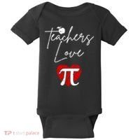 Teachers Love Pi Baby Bodysuit thumb 0