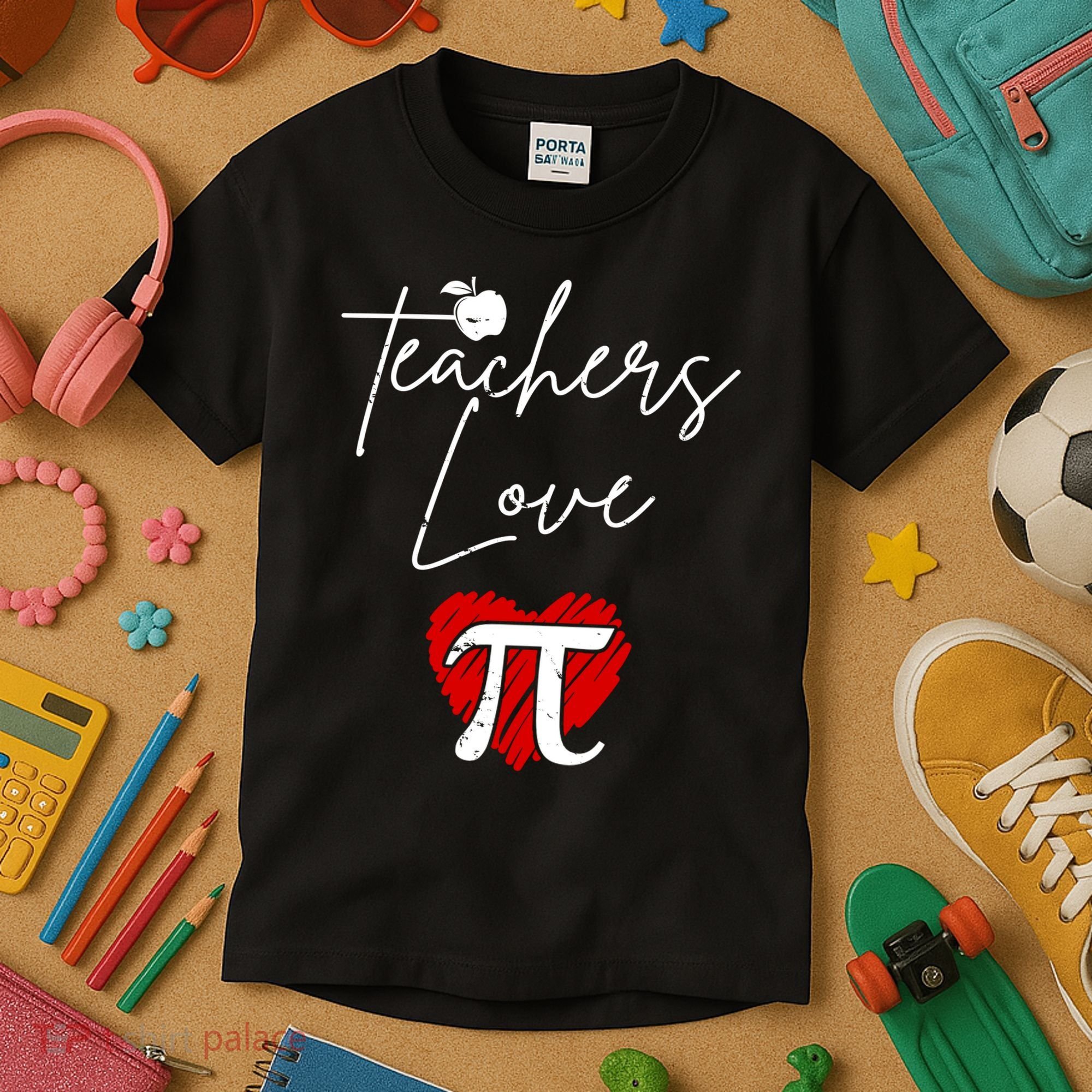 Teachers Love Pi Kids T-Shirt