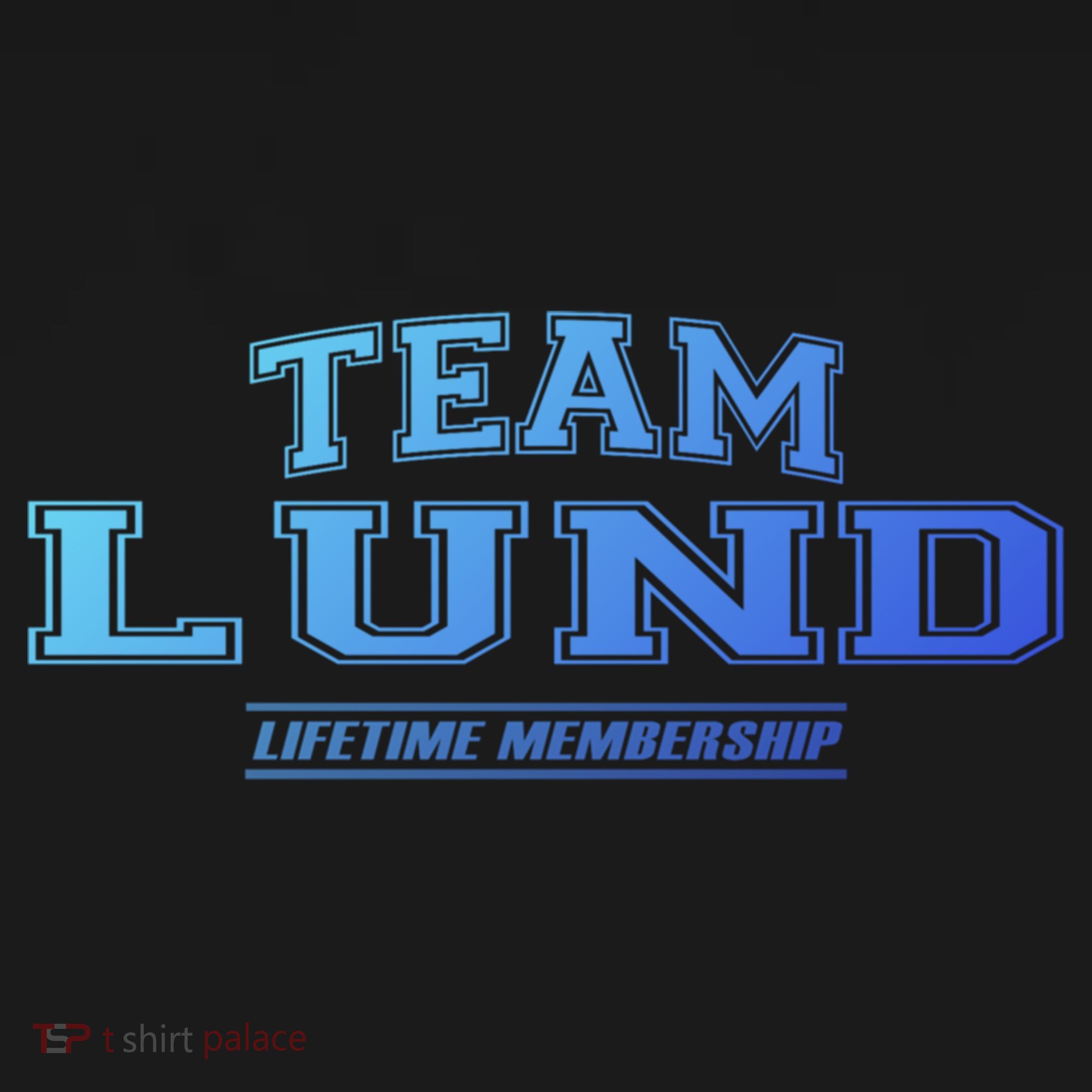 Team Lund Proud Family Surname Last Name Gift Cool Gift Women's Hoodie