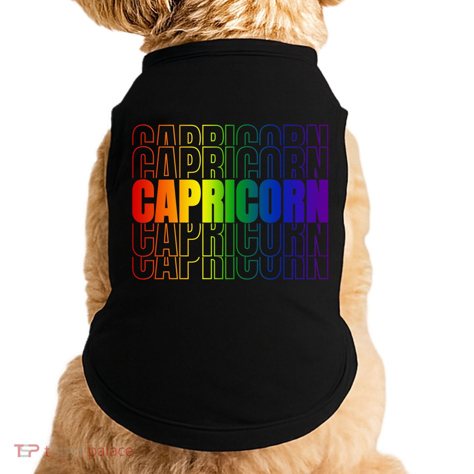 This Lgbtq Pride Zodiac Capricorn Great Gift Doggie Tank