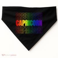 This Lgbtq Pride Zodiac Capricorn Great Gift USA-Made Doggie Bandana thumb 0