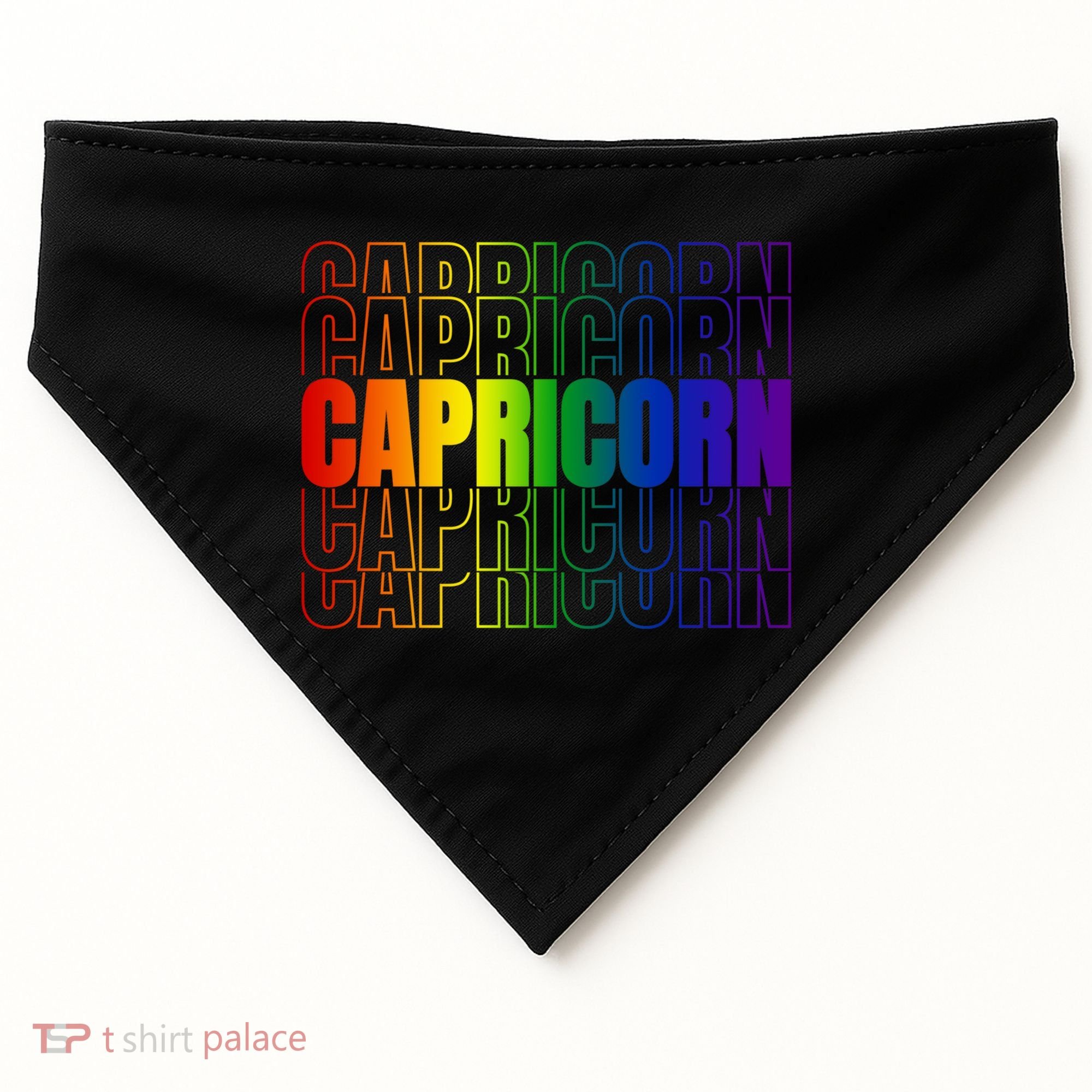 This Lgbtq Pride Zodiac Capricorn Great Gift USA-Made Doggie Bandana