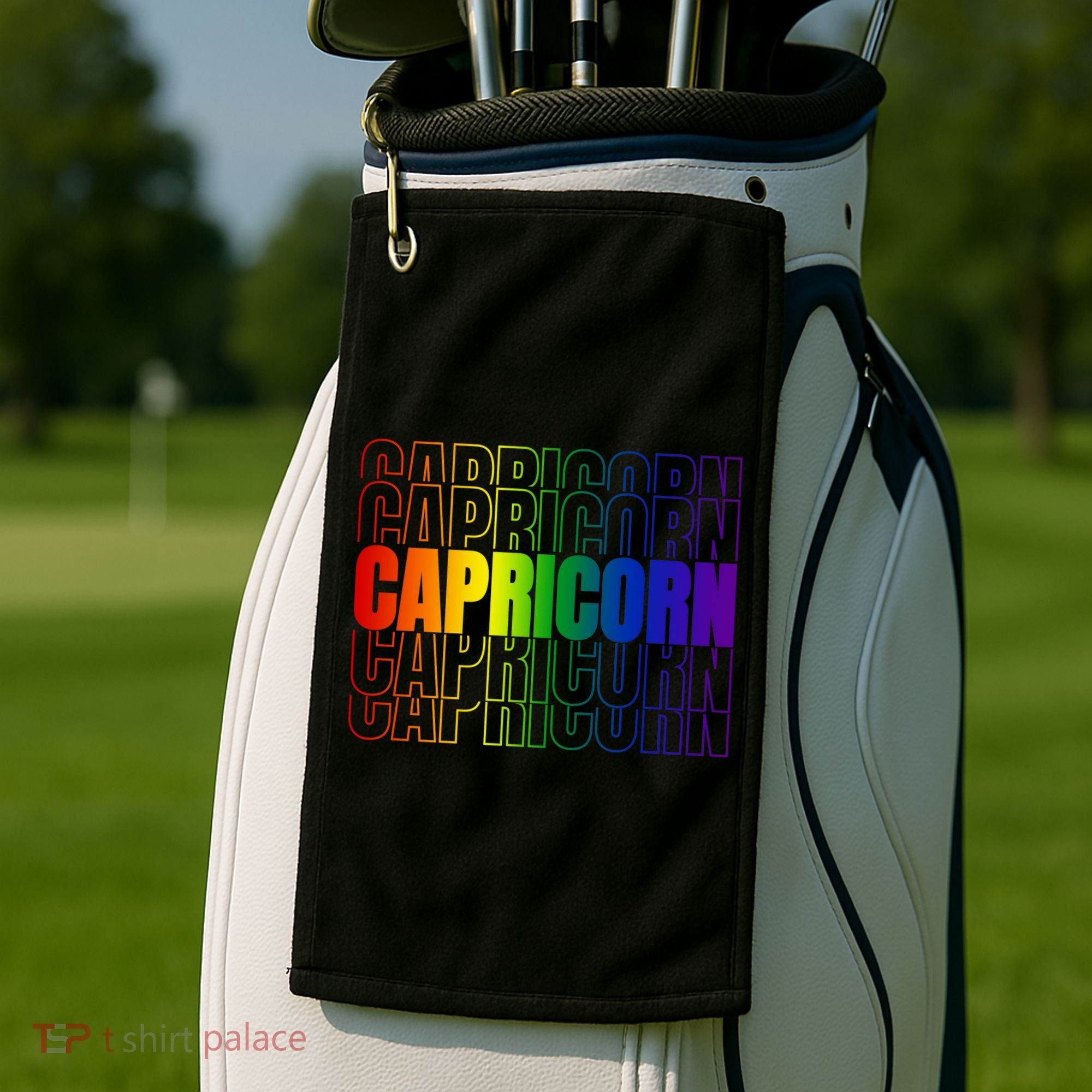 This Lgbtq Pride Zodiac Capricorn Great Gift Golf Towel