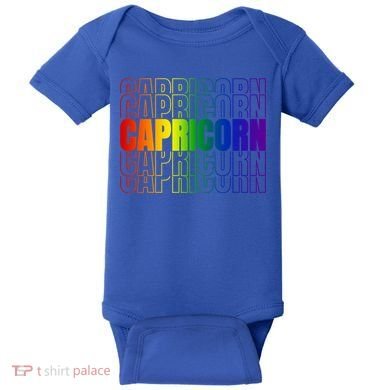 This Lgbtq Pride Zodiac Capricorn Great Gift Baby Bodysuit