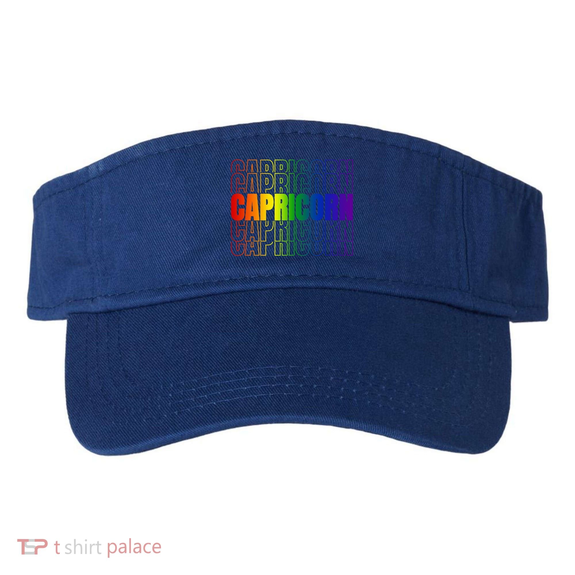 This Lgbtq Pride Zodiac Capricorn Great Gift Visor