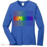 This Lgbtq Pride Zodiac Capricorn Great Gift Women's Long Sleeve Shirt thumb 0