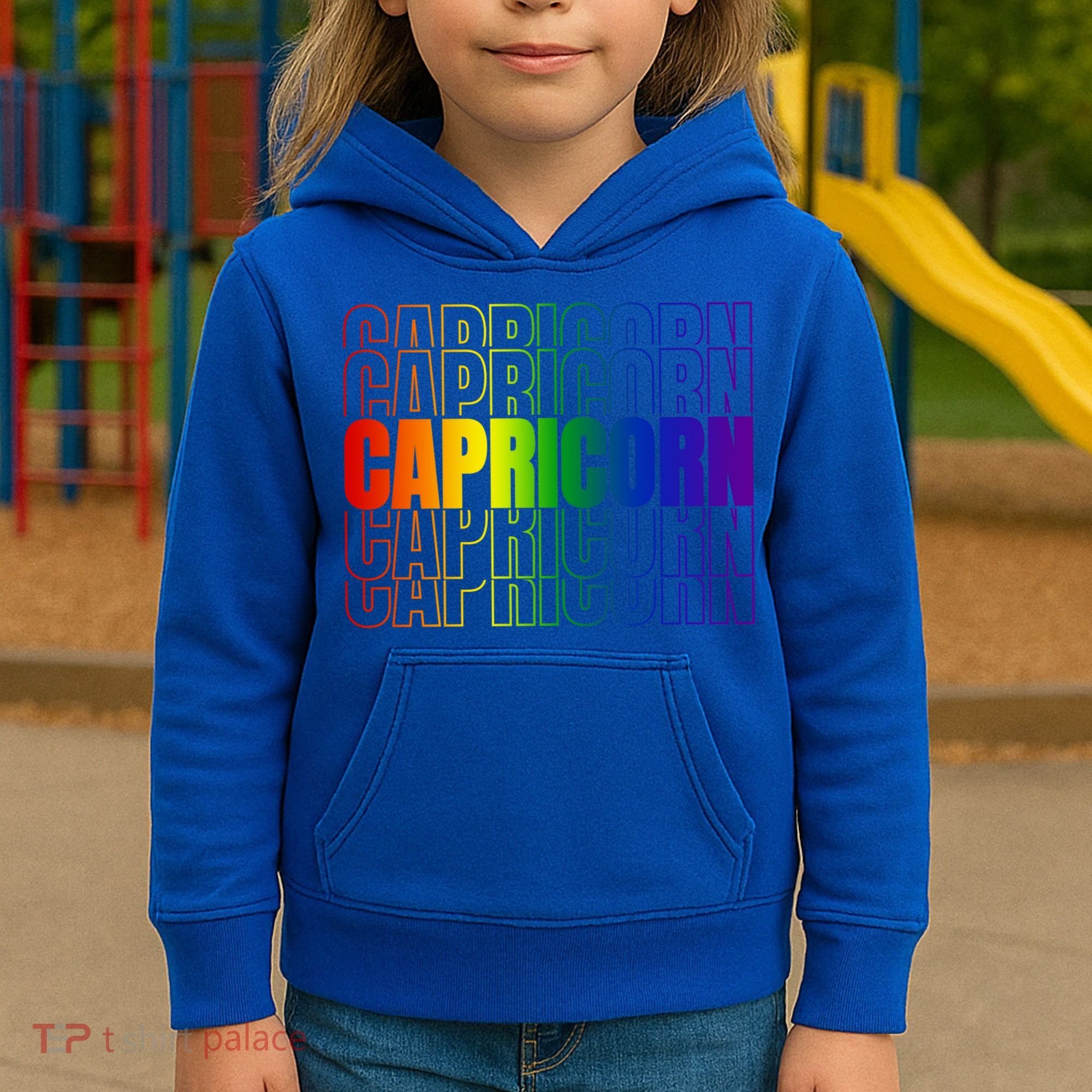 This Lgbtq Pride Zodiac Capricorn Great Gift Kids Hoodie