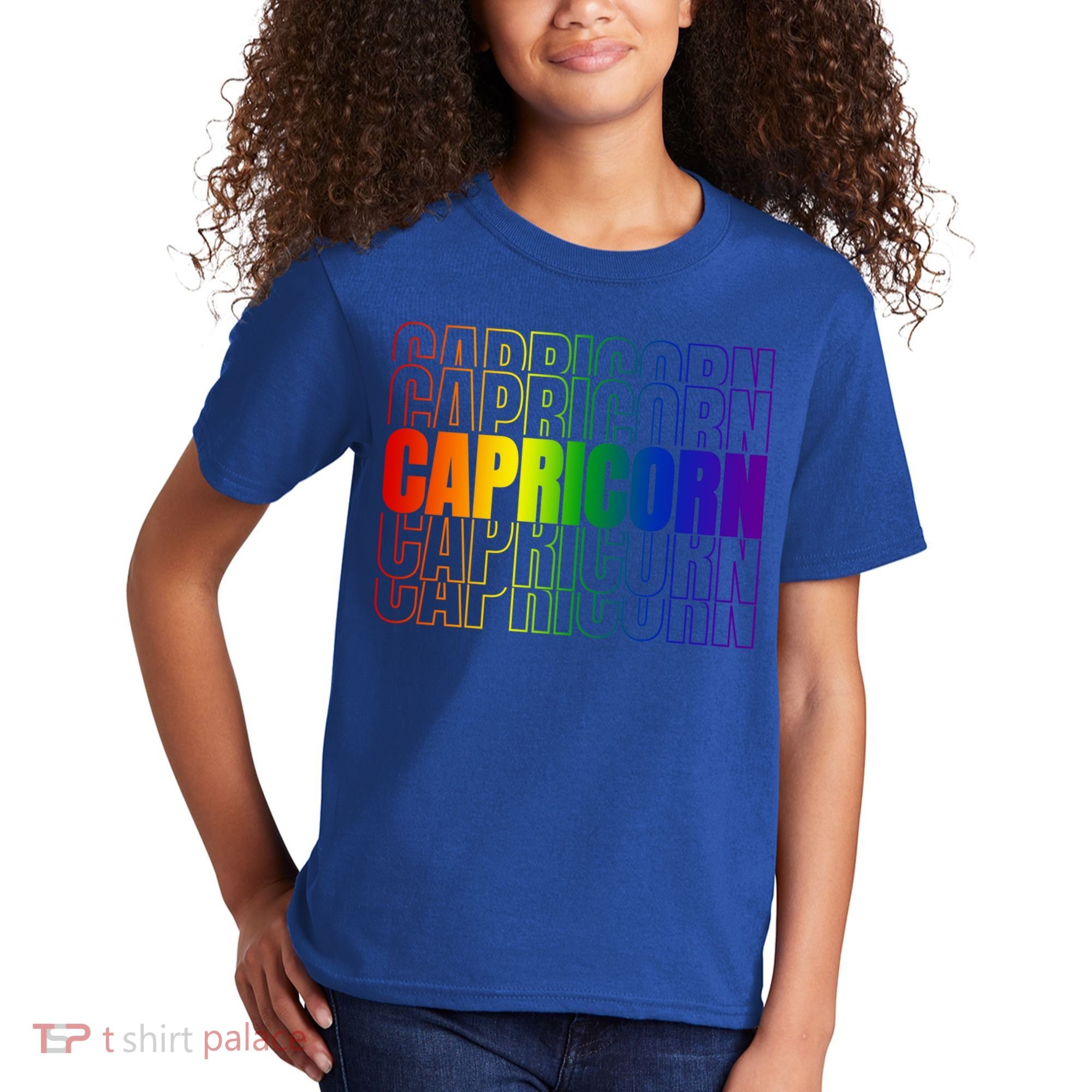 This Lgbtq Pride Zodiac Capricorn Great Gift Kids T-Shirt