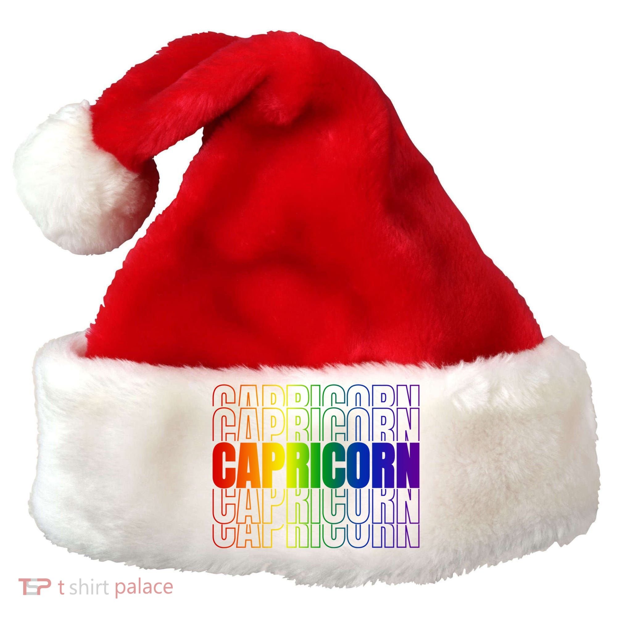 This Lgbtq Pride Zodiac Capricorn Great Gift Santa Hat
