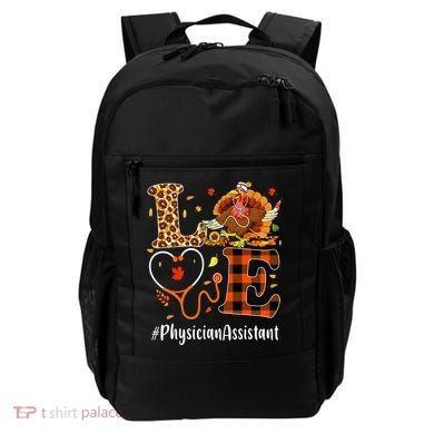 Thanksgiving Love Physician Assistant Leopard Funny Backpack