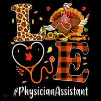 Thanksgiving Love Physician Assistant Leopard Funny Mousepad thumb 1