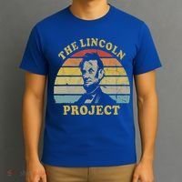 The Lincoln Project Thank You Save The USA Vintage Patriotic T-Shirt thumb 3