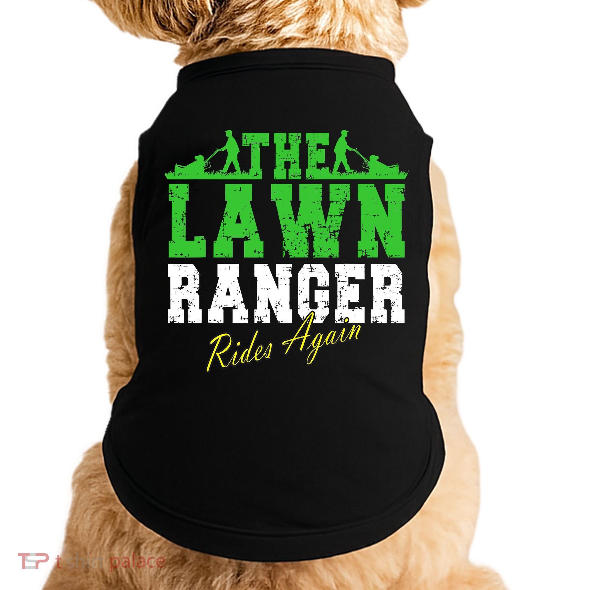 The Lawn Ranger Rides Again Lawn Mower Golf Doggie Tank