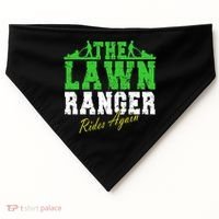 The Lawn Ranger Rides Again Lawn Mower Golf USA-Made Doggie Bandana thumb 0