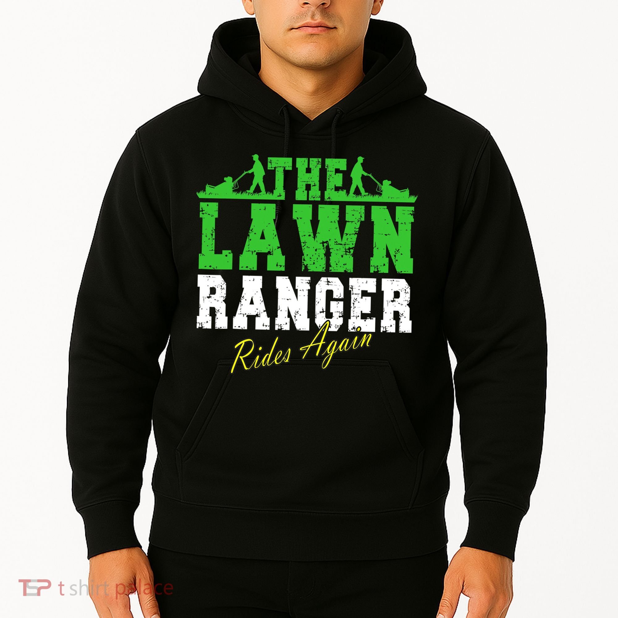 The Lawn Ranger Rides Again Lawn Mower Golf Hoodie