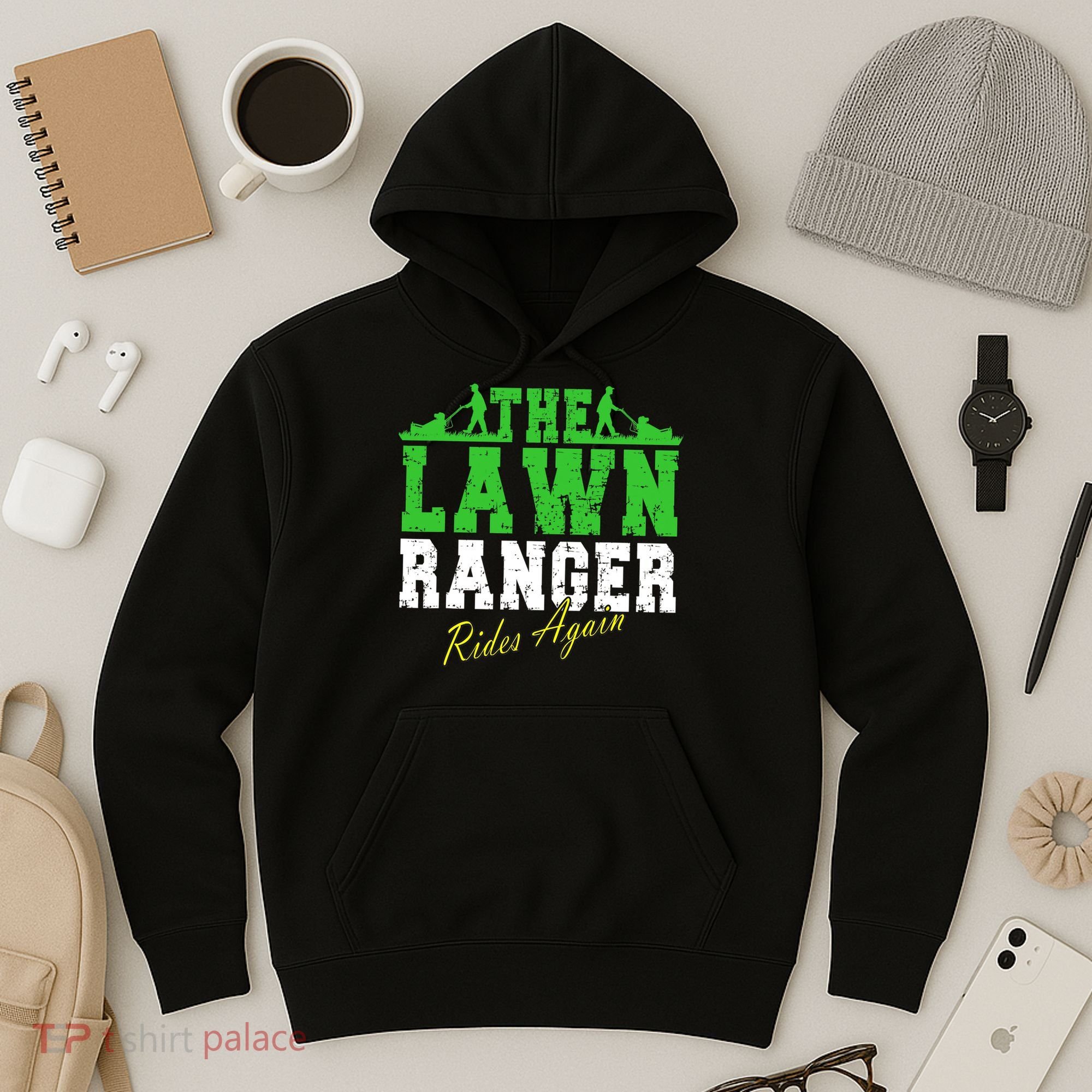 The Lawn Ranger Rides Again Lawn Mower Golf Hoodie