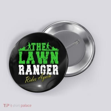The Lawn Ranger Rides Again Lawn Mower Golf Button