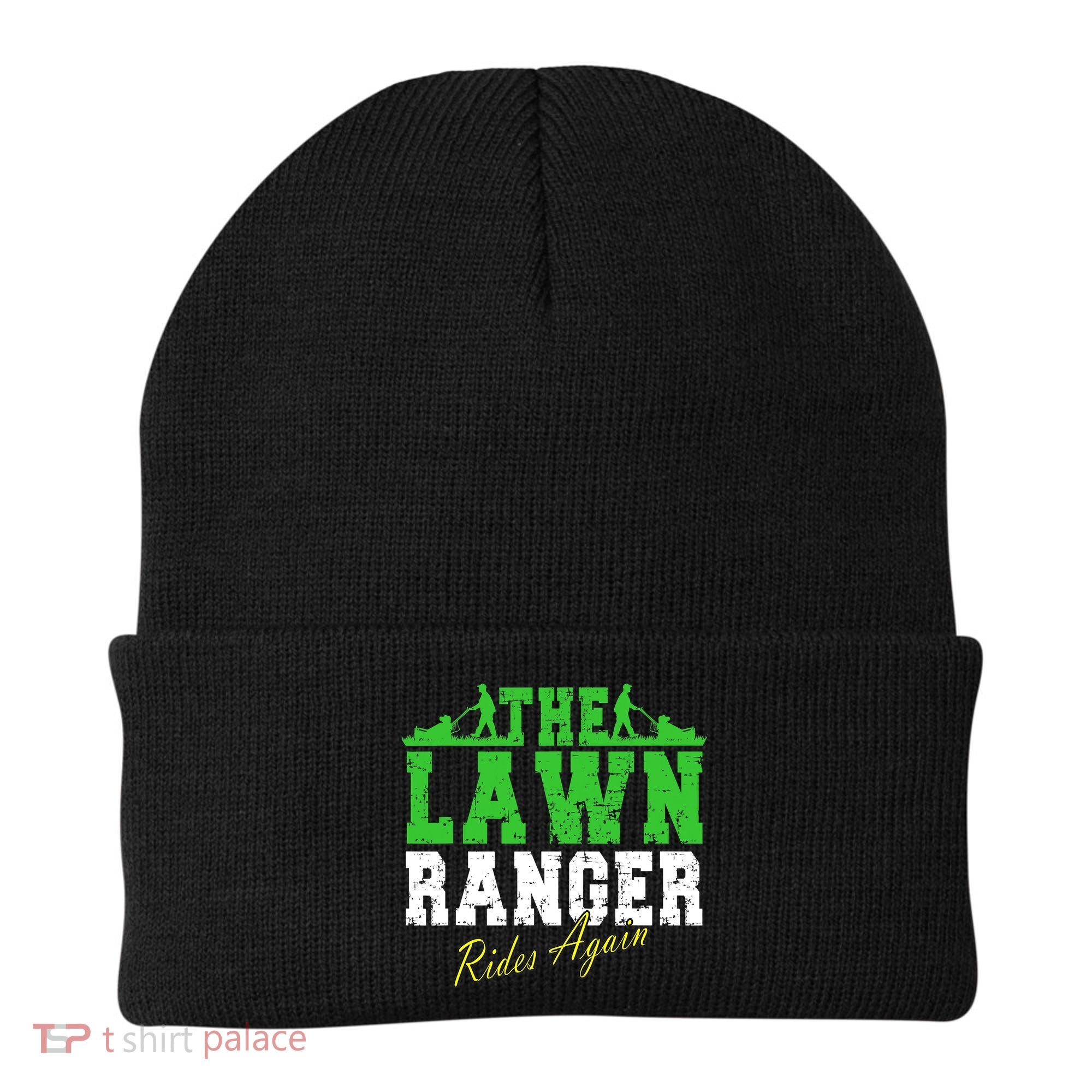 The Lawn Ranger Rides Again Lawn Mower Golf Beanie