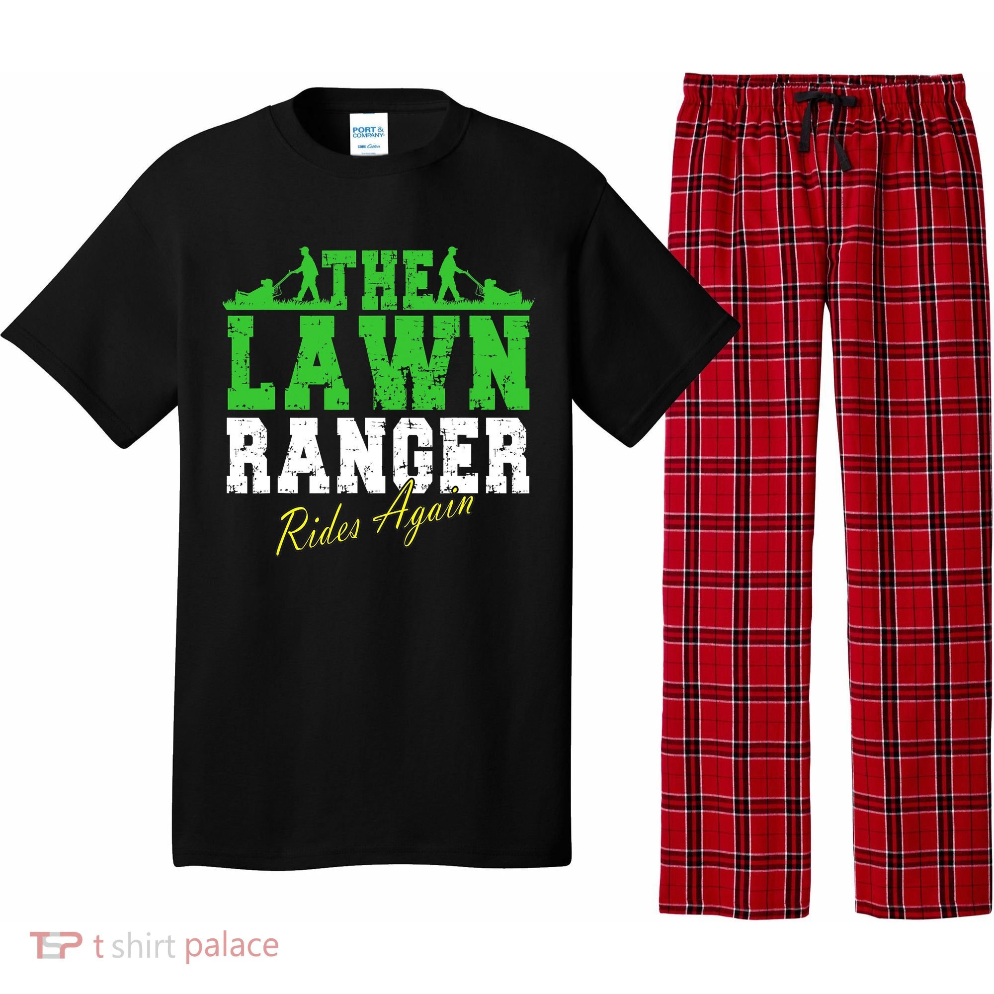 The Lawn Ranger Rides Again Lawn Mower Golf Pajama Set