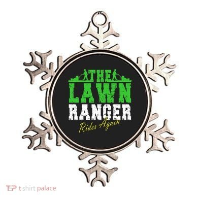 The Lawn Ranger Rides Again Lawn Mower Golf Ornament