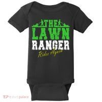 The Lawn Ranger Rides Again Lawn Mower Golf Baby Bodysuit thumb 0