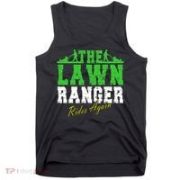 The Lawn Ranger Rides Again Lawn Mower Golf Tank Top thumb 0