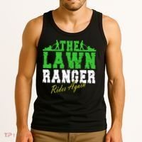 The Lawn Ranger Rides Again Lawn Mower Golf Tank Top thumb 3