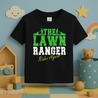 The Lawn Ranger Rides Again Lawn Mower Golf Toddler T-Shirt thumb 3