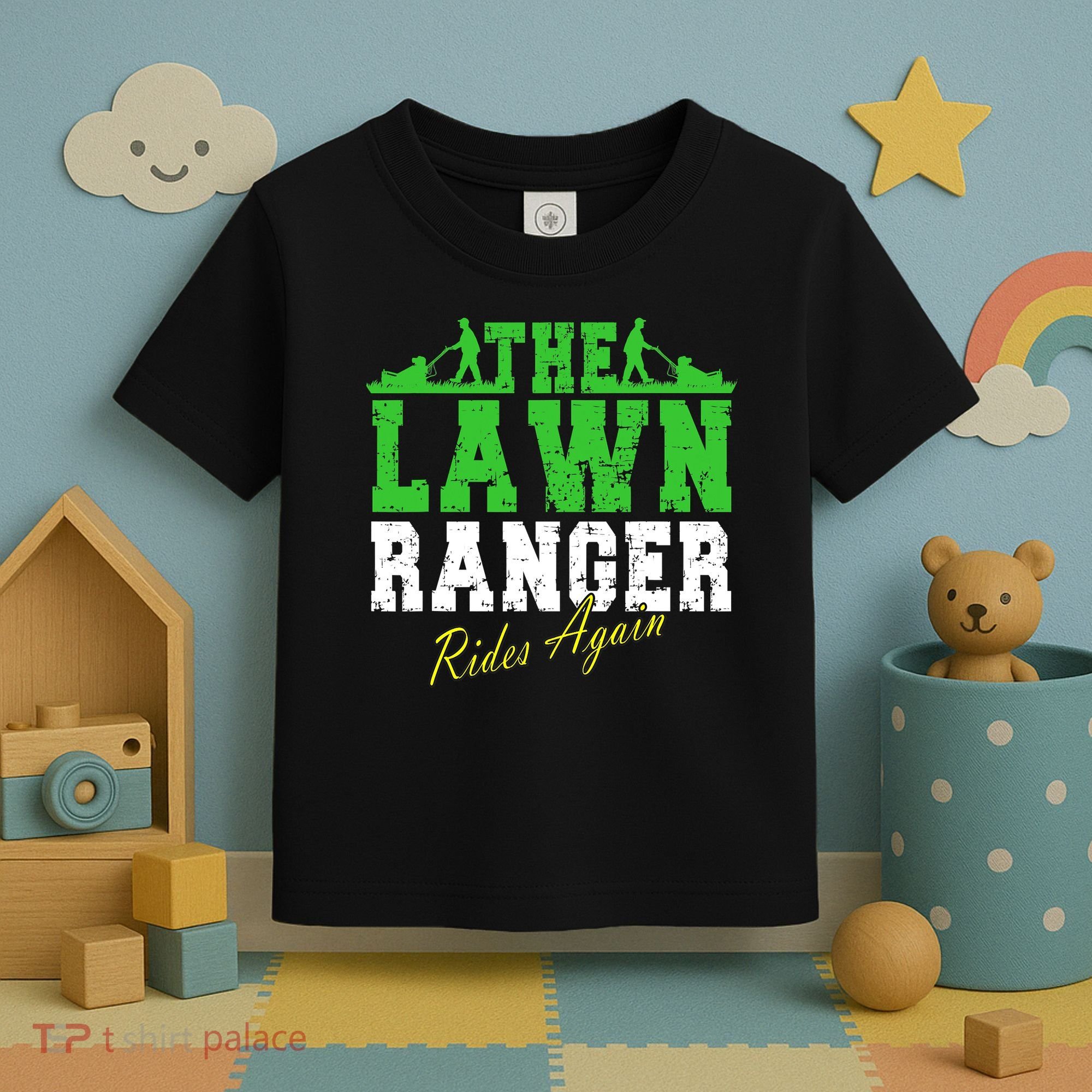 The Lawn Ranger Rides Again Lawn Mower Golf Toddler T-Shirt