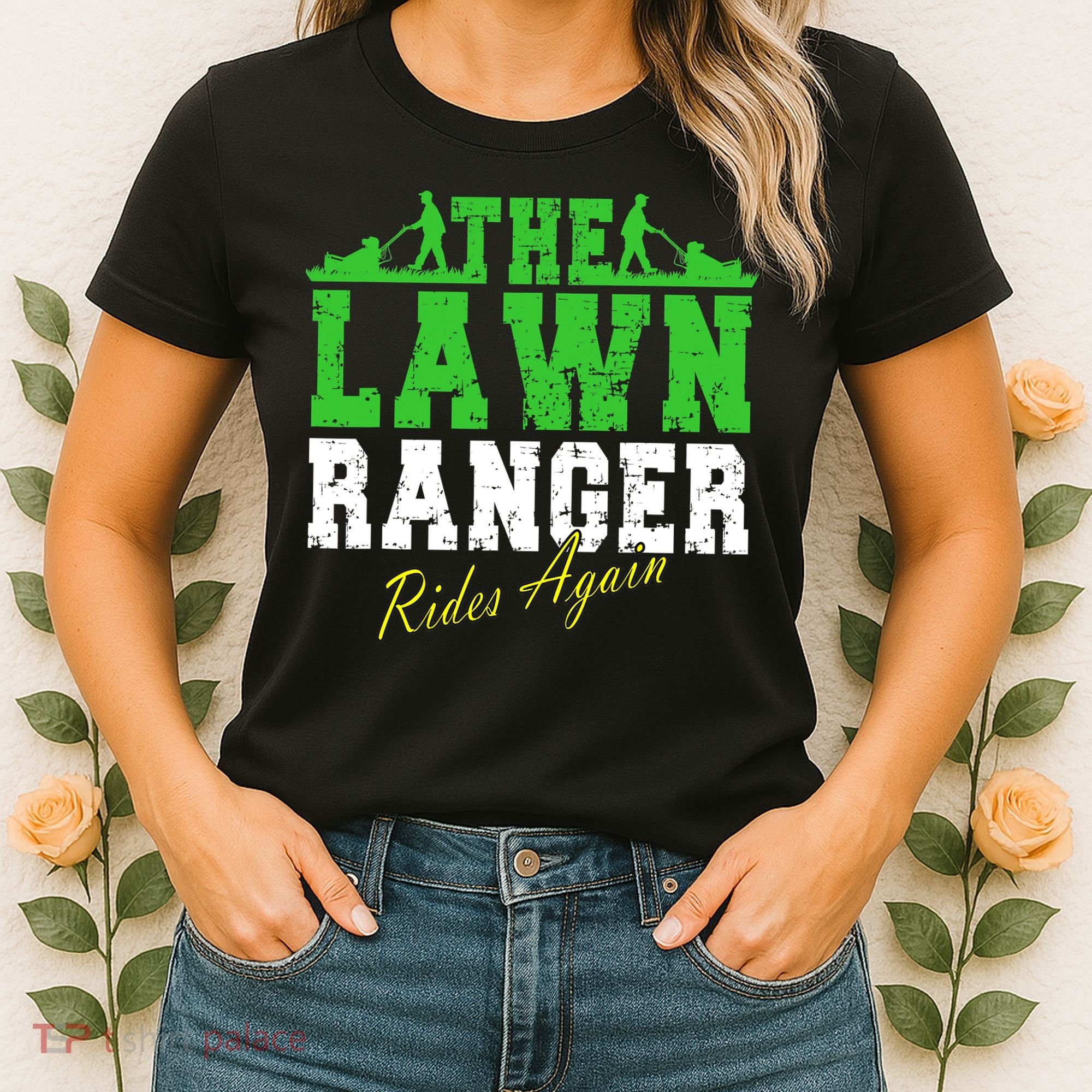 The Lawn Ranger Rides Again Lawn Mower Golf Women's T-Shirt