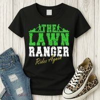 The Lawn Ranger Rides Again Lawn Mower Golf Women's T-Shirt thumb 3