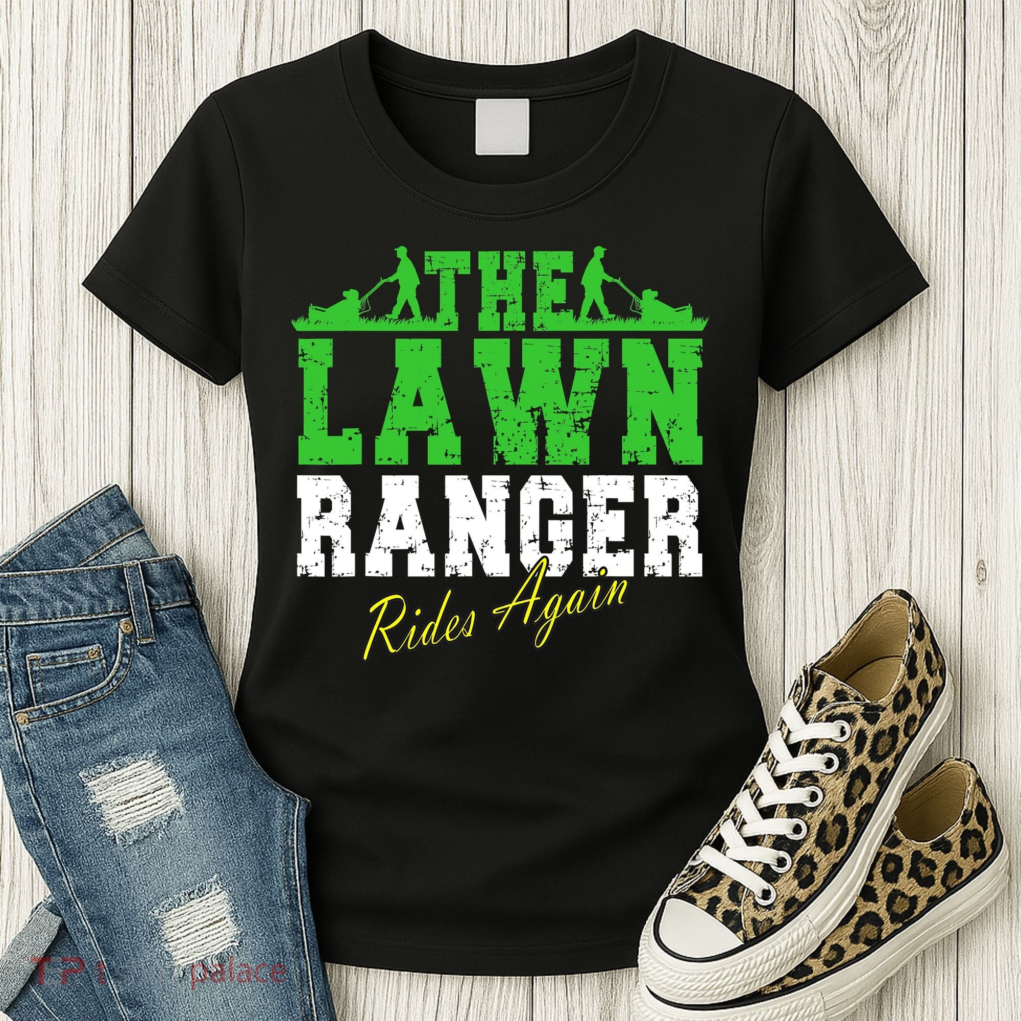 The Lawn Ranger Rides Again Lawn Mower Golf Women's T-Shirt