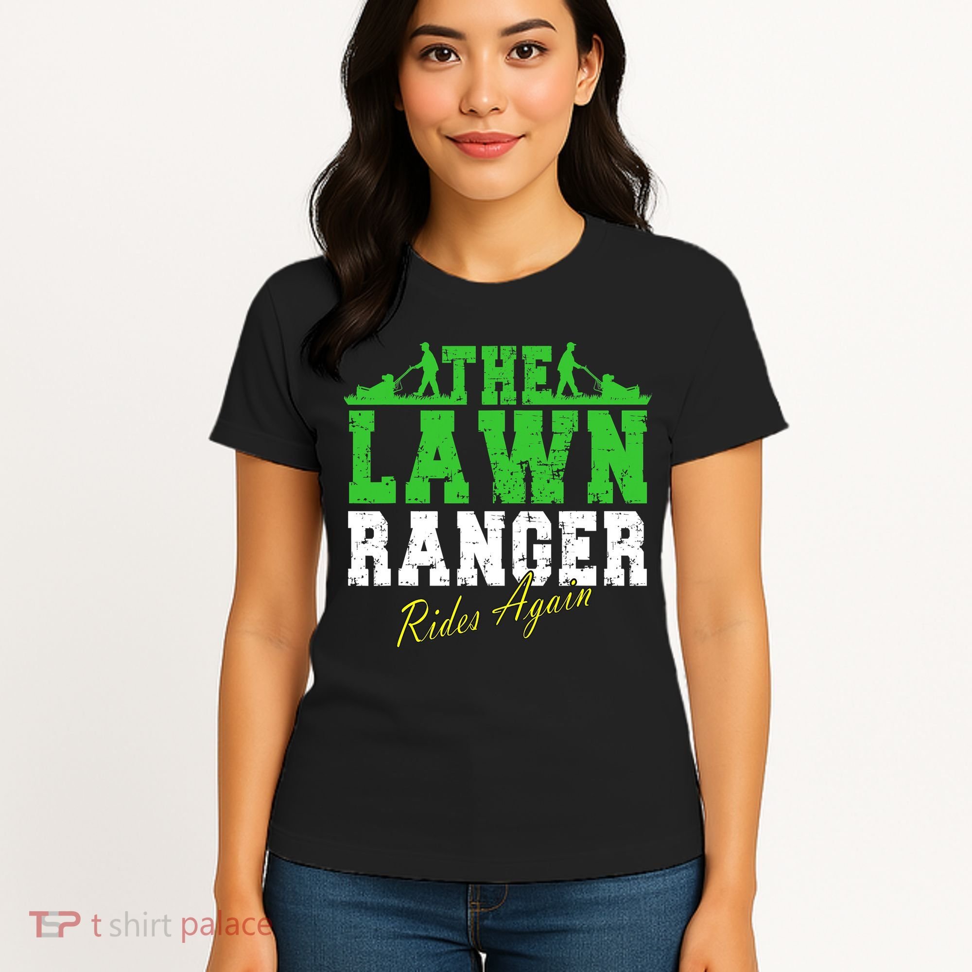 The Lawn Ranger Rides Again Lawn Mower Golf Women's T-Shirt
