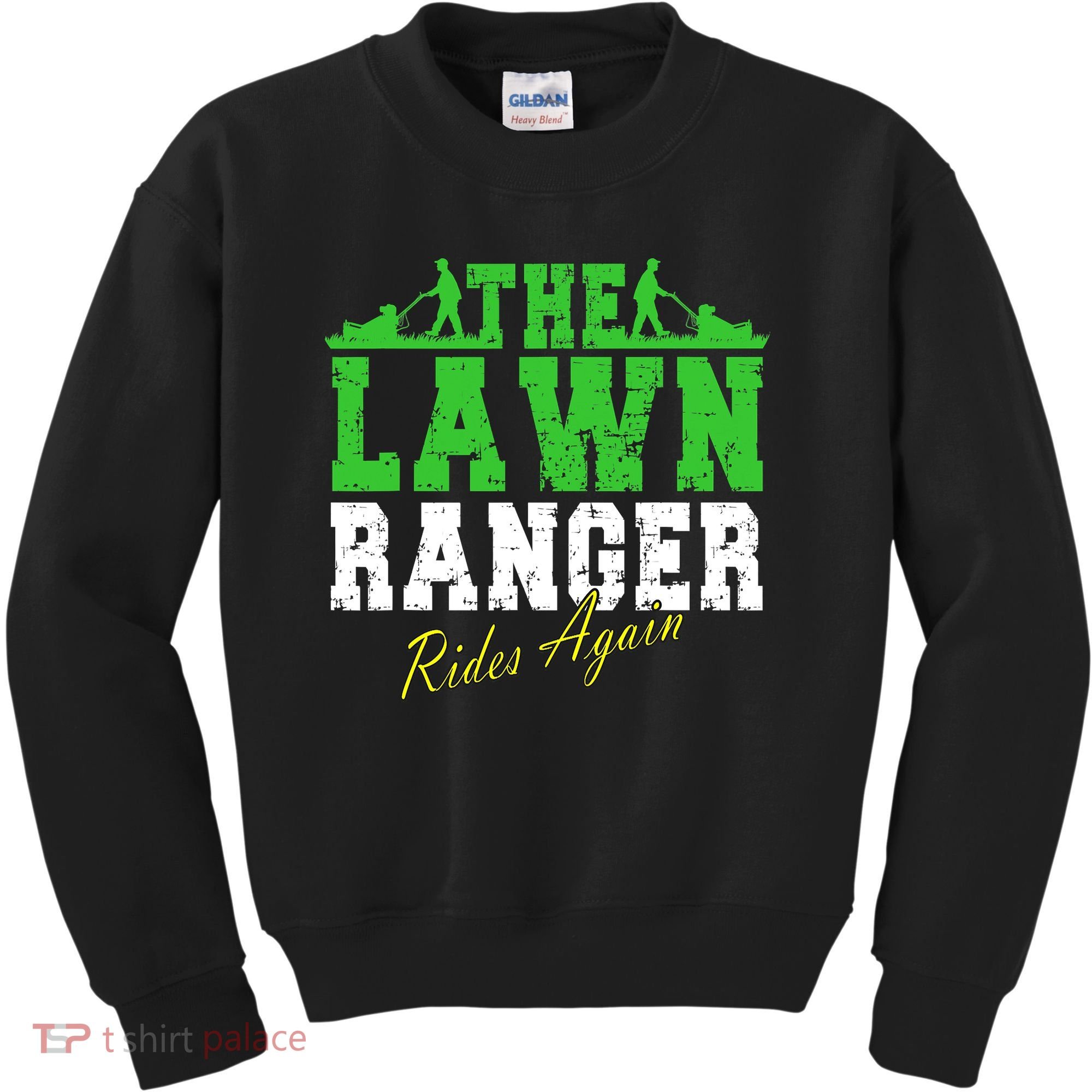 The Lawn Ranger Rides Again Lawn Mower Golf Kids Sweatshirt