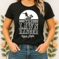 The Lawn Ranger Rides Again Funny Lawn Caretaker Gift Women's T-Shirt thumb 2