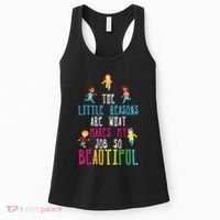 The Little Reasons Makes My Job So Beautiful Daycare Teacher Women's Tank Top thumb 0