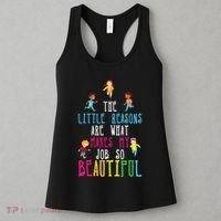 The Little Reasons Makes My Job So Beautiful Daycare Teacher Women's Tank Top thumb 3